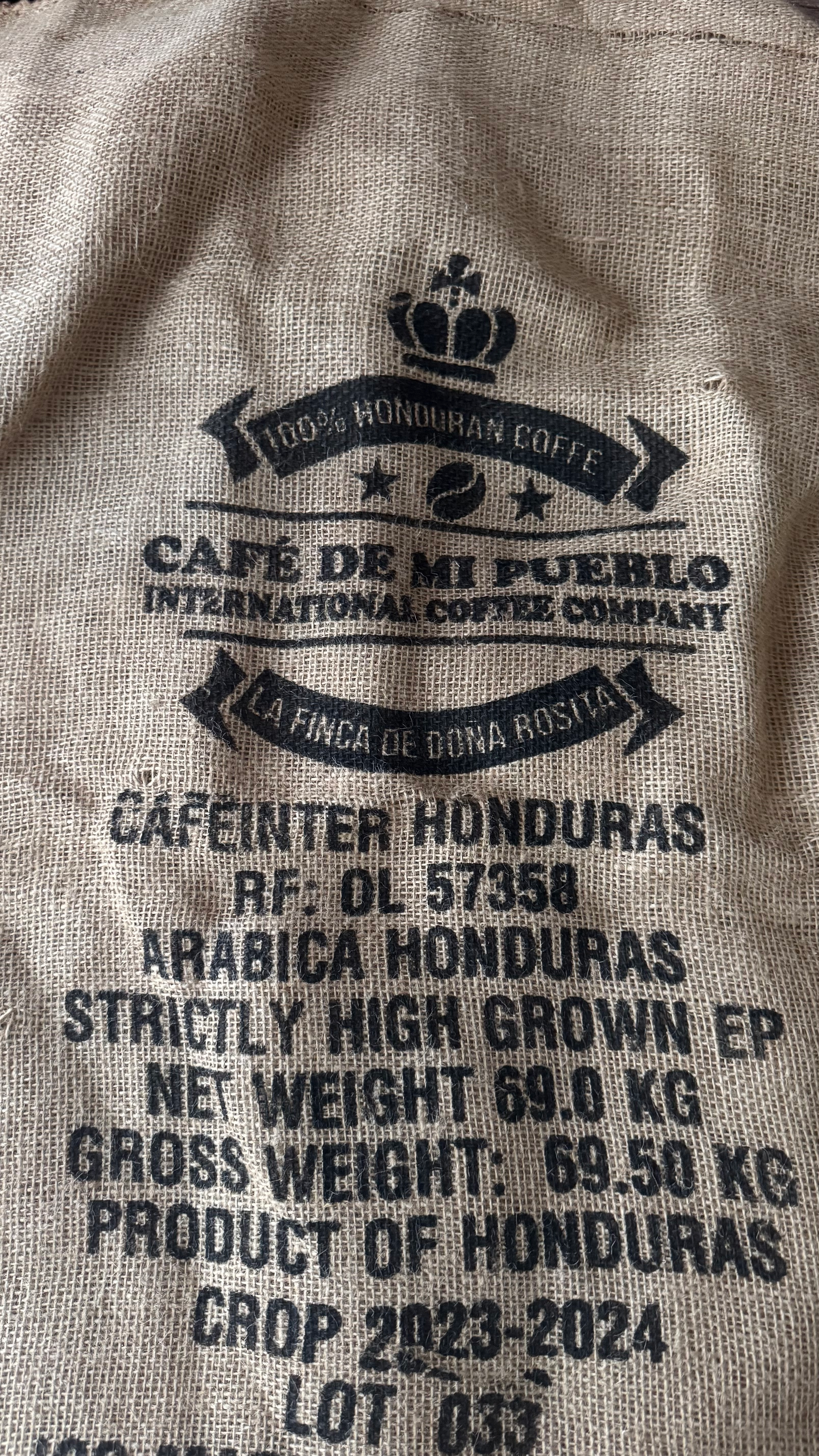 Sac à café « de mi pueblo »