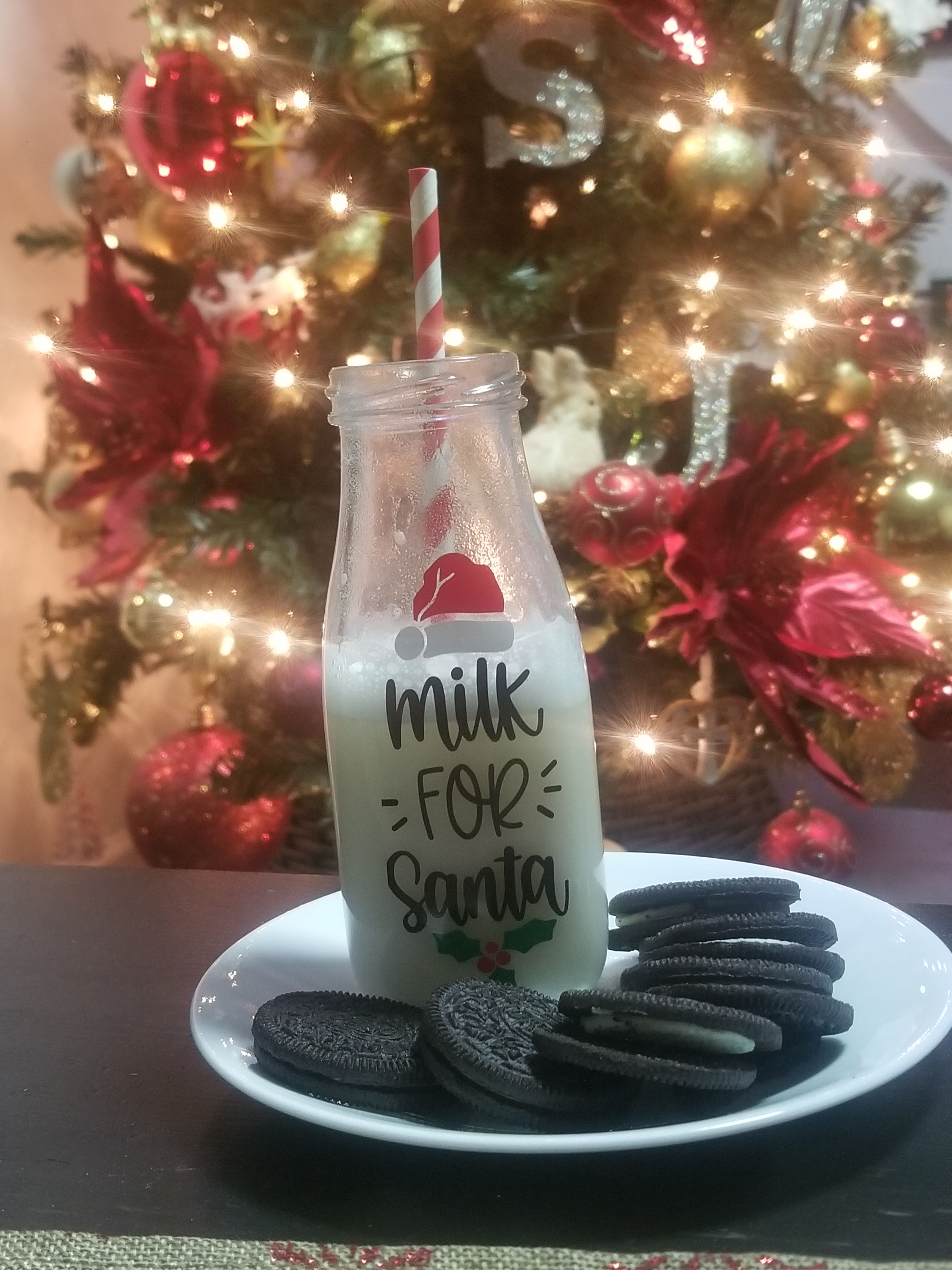 Milk for Santa Milk Bottle