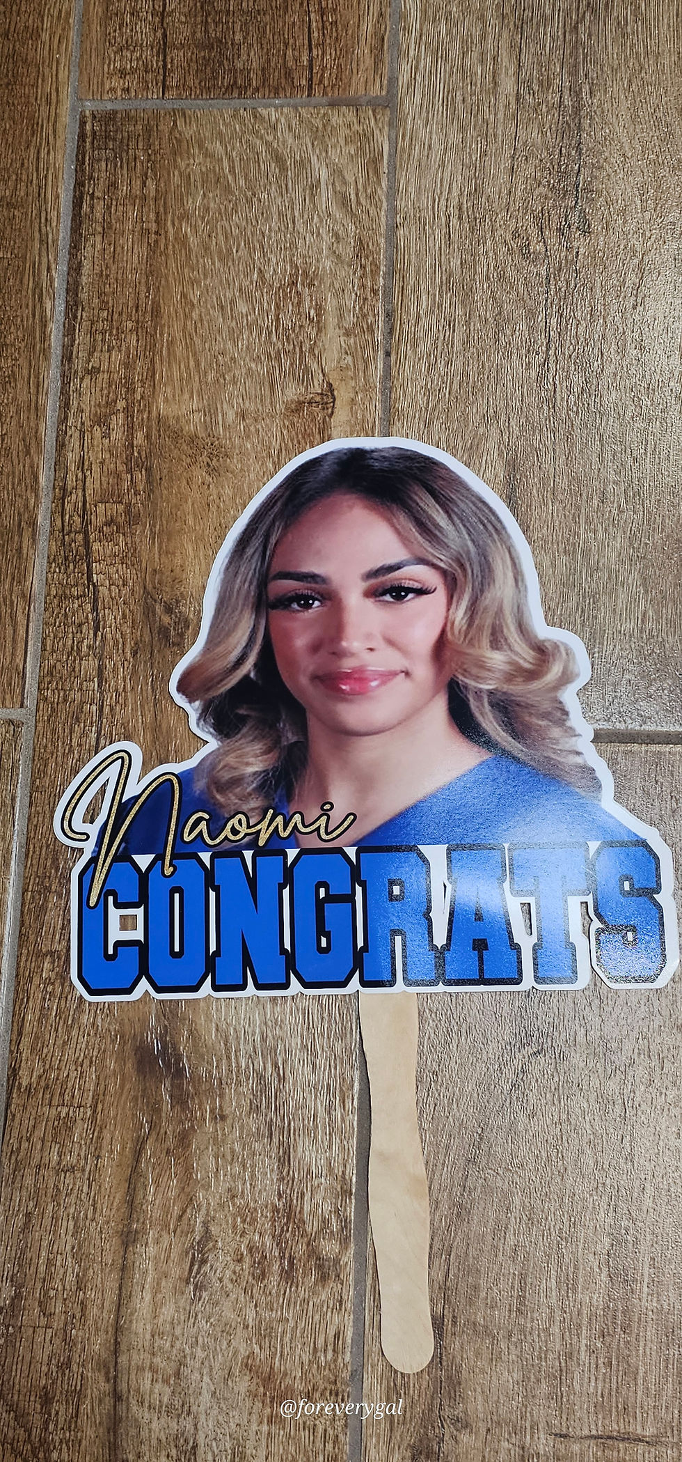Thumbnail: Personalized Graduation Paddle Fan