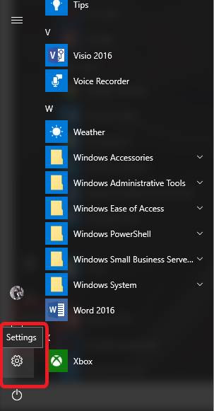 How to check for Windows 10 updates step 1