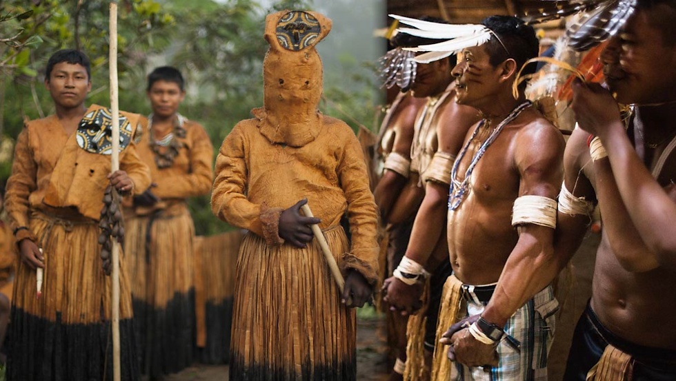 Yurupari Sacred Attire and Instruments (Credit: Gomez-Garcia, J; 2024)
