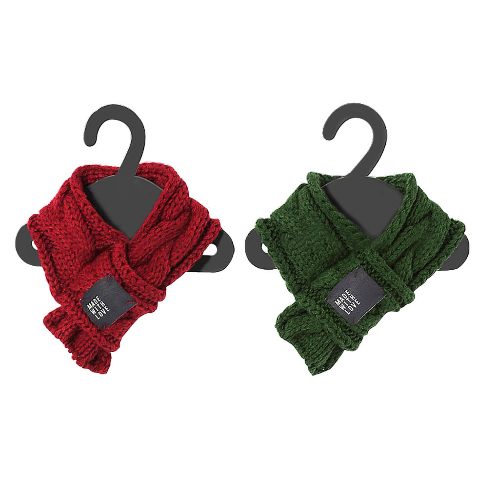 Miniatura: Thick Warm Scarf for Dogs - Cute Pet Scarf