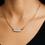 Thumbnail: Elegance Bar Pendant Necklace