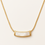 Thumbnail: Elegance Bar Pendant Necklace