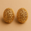 Thumbnail: Effortless Chic Polished Gold Oval Stud Earrings