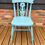 Thumbnail: Fiddleback style handprinted chairs