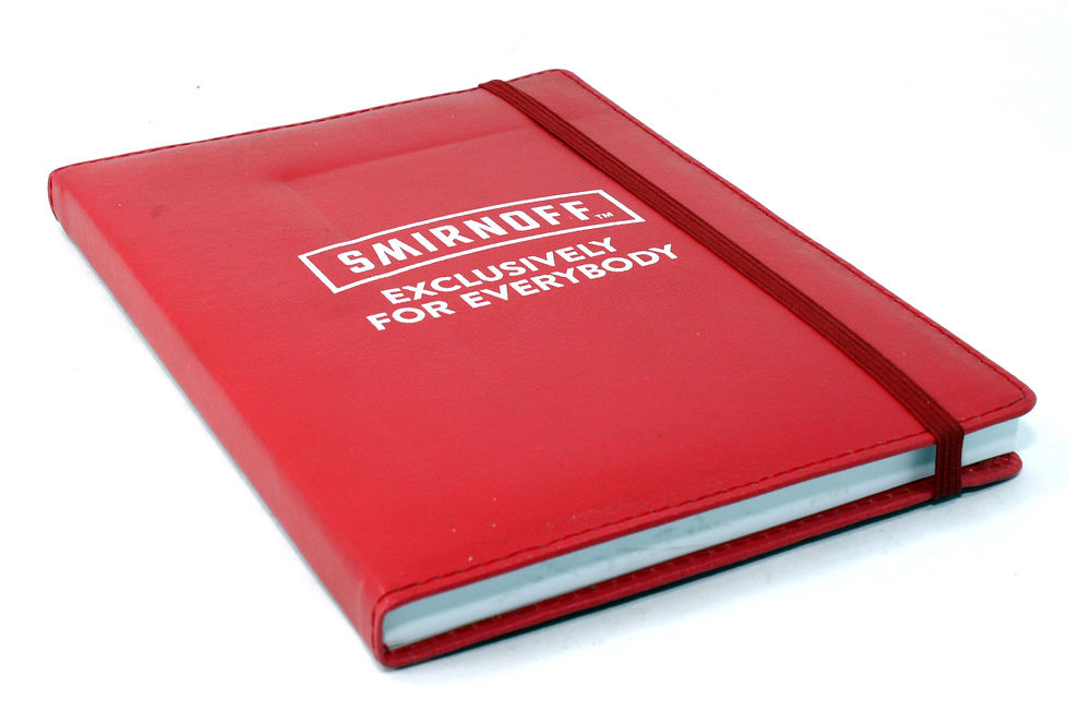 Notebook Leather Merchandise Promos