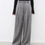 Thumbnail: Gray high-waisted wide-leg pants