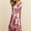 Thumbnail: Tie Dye V-Neck Rounded Hem Midi Dress