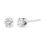 Thumbnail: 14K White Gold 5/8 Cttw Back Stud Earrings (F-G Color, VS1-Vs