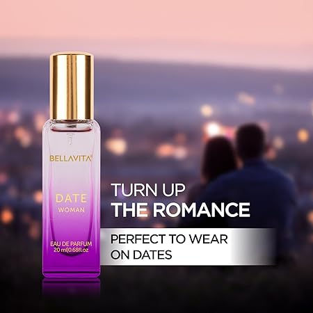 Thumbnail: BELLAVITA Date & Glam Women Long Lasting Perfume for Woman, turn up the romance, perfect dates.