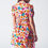 Thumbnail: Floral summer dress, rear view