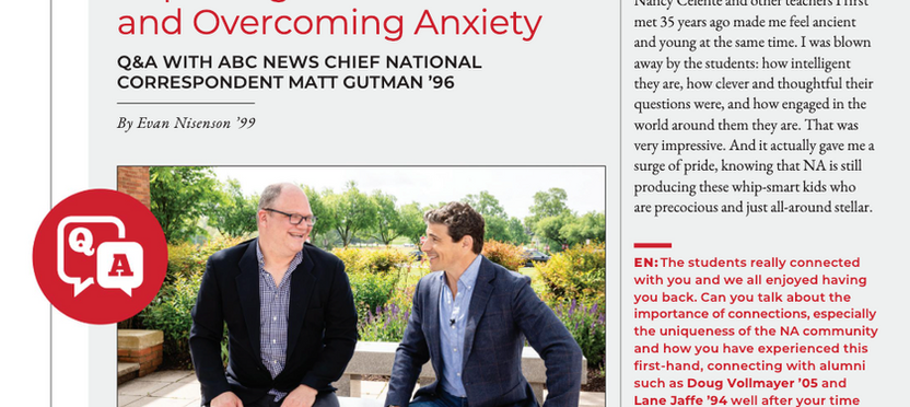 Evan Nisenson, Matt Gutman, News Correspondent