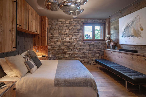Chambre dans un chalet en location en haute savoie