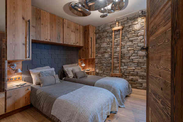 Chambre dans un chalet en location en haute savoie
