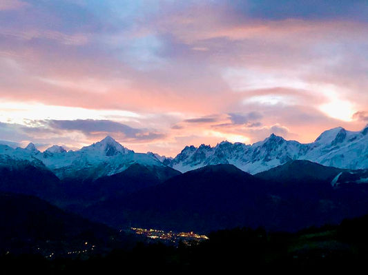 Webcam Cordon, Balcon du Mont-Blanc - Lever de Soleil