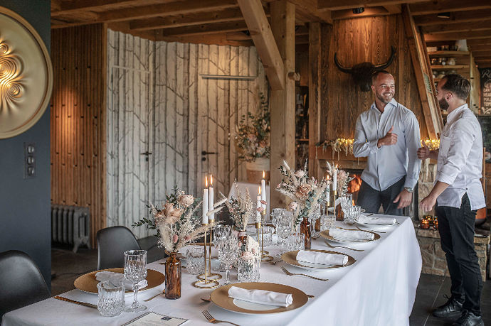 Dîner confidentiel près de Megève au Chalet Les Cerises