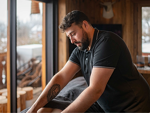 luxury chalet wellness massage near Megève