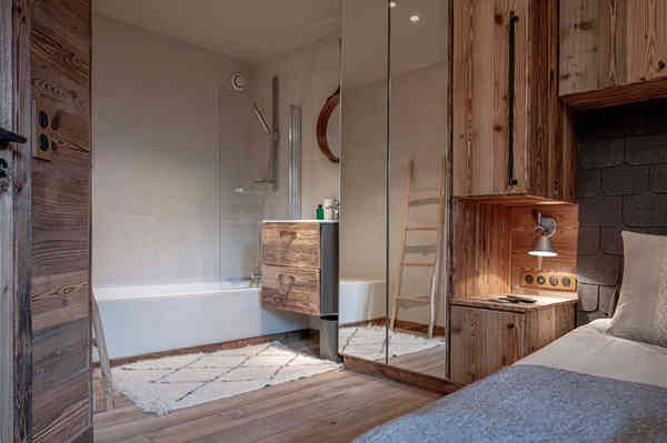 Chambre dans un chalet en location en haute savoie