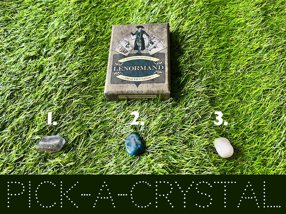 Human Kintsugi no.77 looks at a pick a crystal reading to answer a burning question, Nottingham, Uk