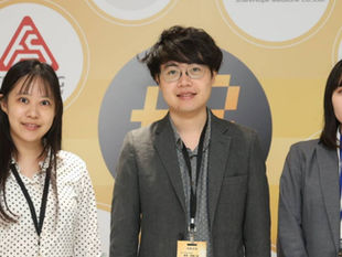 賦語科技以生成式AI協助企業文本加值的應用服務。圖中由右至左分別為產品經理盧姳儒、創辦人張凱鈞及營運長白雅菁。