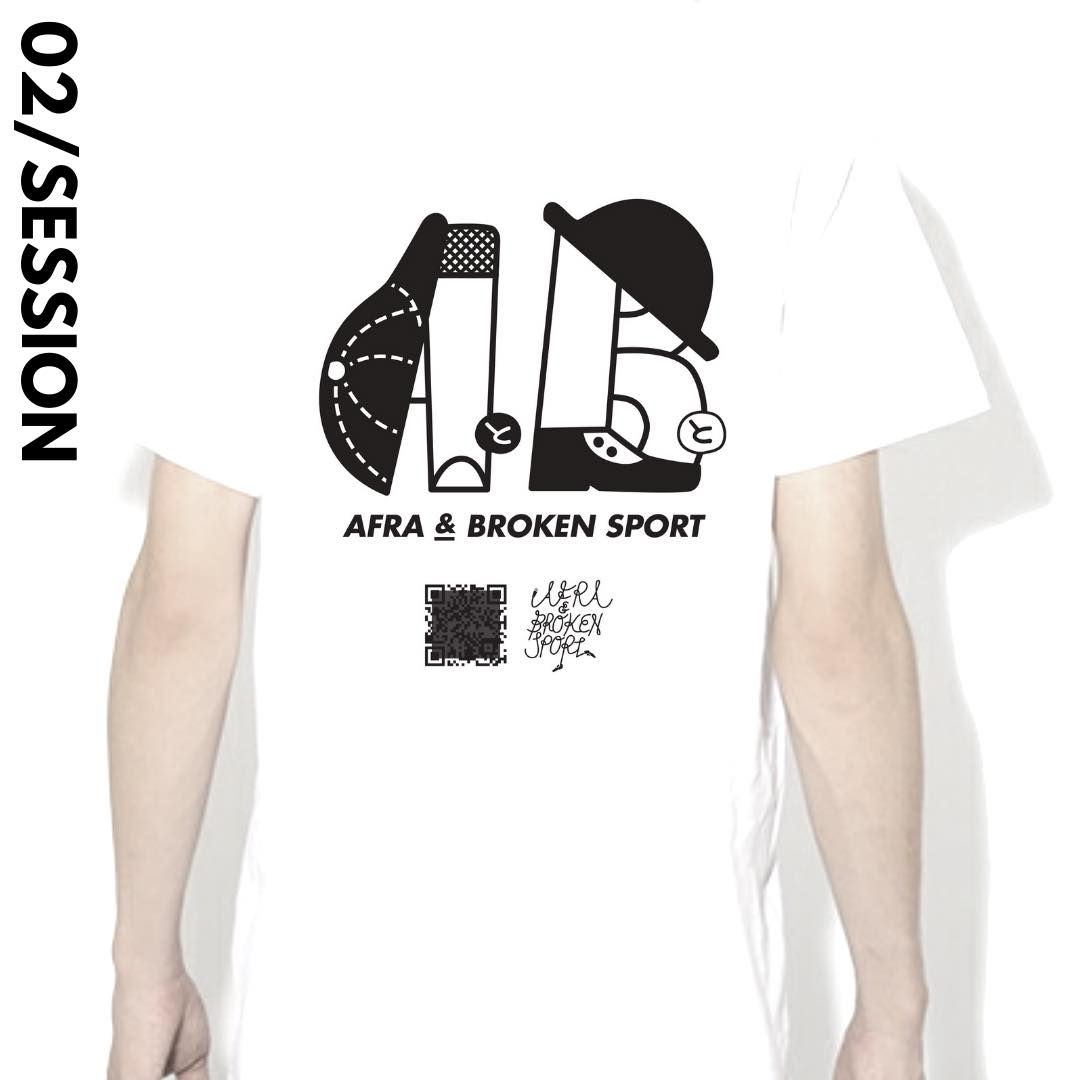 L size)"002 Session" Movie-T BROKEN SPORT