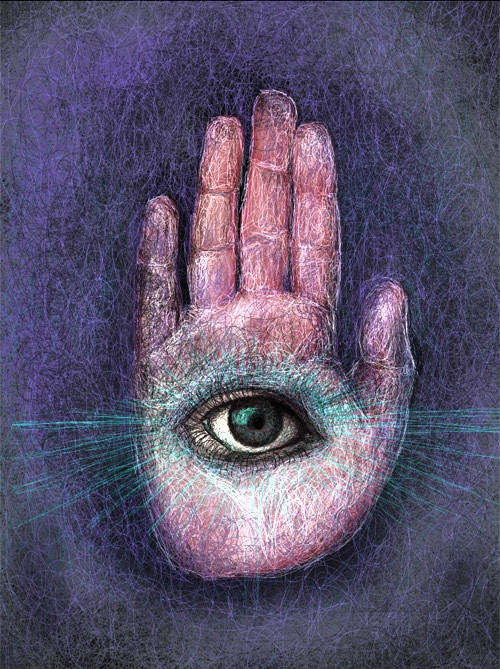 Eye in the hand. Source: darkfiber.com