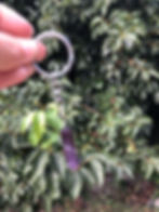 Miniatura: Porta-chaves Bala Ametista 