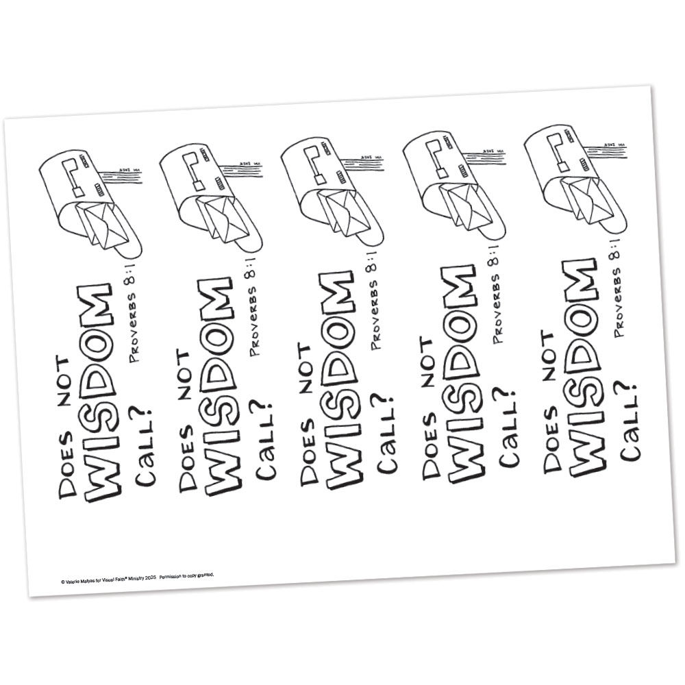 Proverbs 8:1 Bible Margin by Valerie Matyas