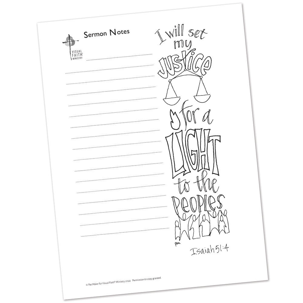 Isaiah 51:4 Sermon Notes HS - 5.5x8.5