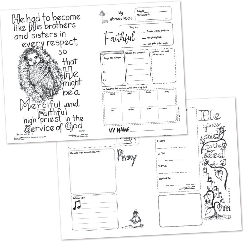 Hebrews 2:16 Children's Bulletin