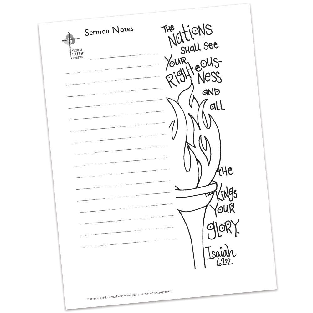 Isaiah 62:2 Sermon Notes HS - 5.5x8.5