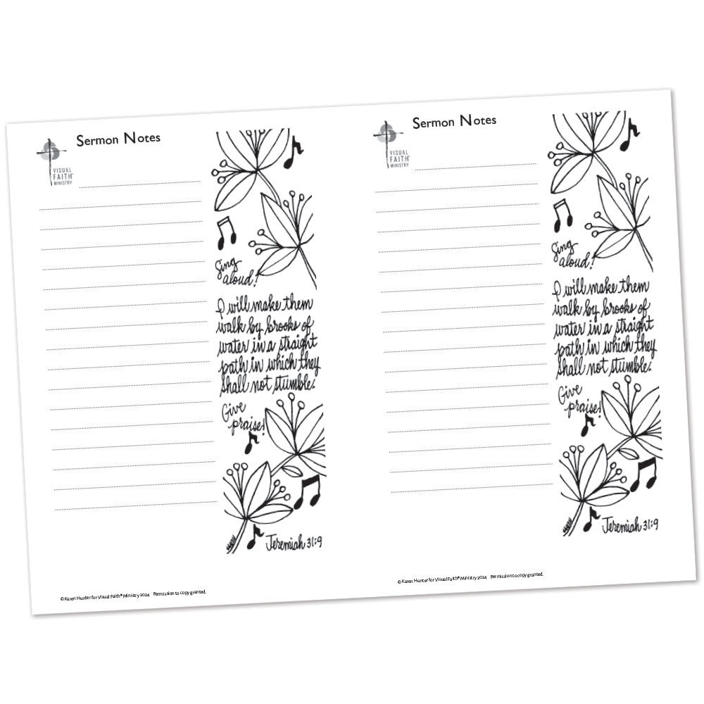 Jeremiah 31:9 Sermon Notes