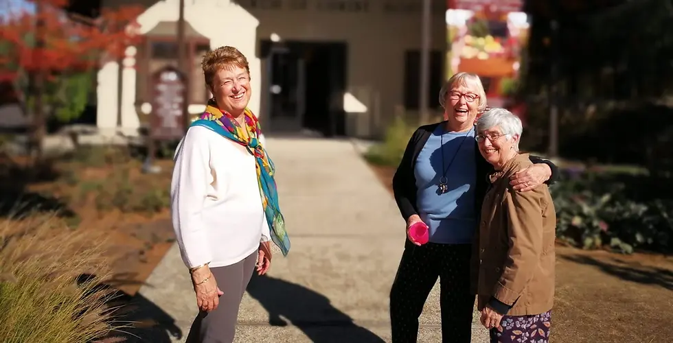 image of three church members