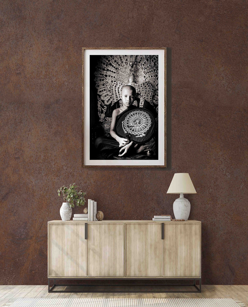 Miniatura: NOVICE BUDDHIST MONK - BN