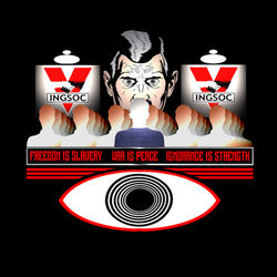 All Over Shirt Design #174 - Big Brother Is Watching You