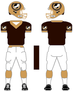 XFL Team Design Concept #21 - The Atlanta Mustangs Home Uniform
