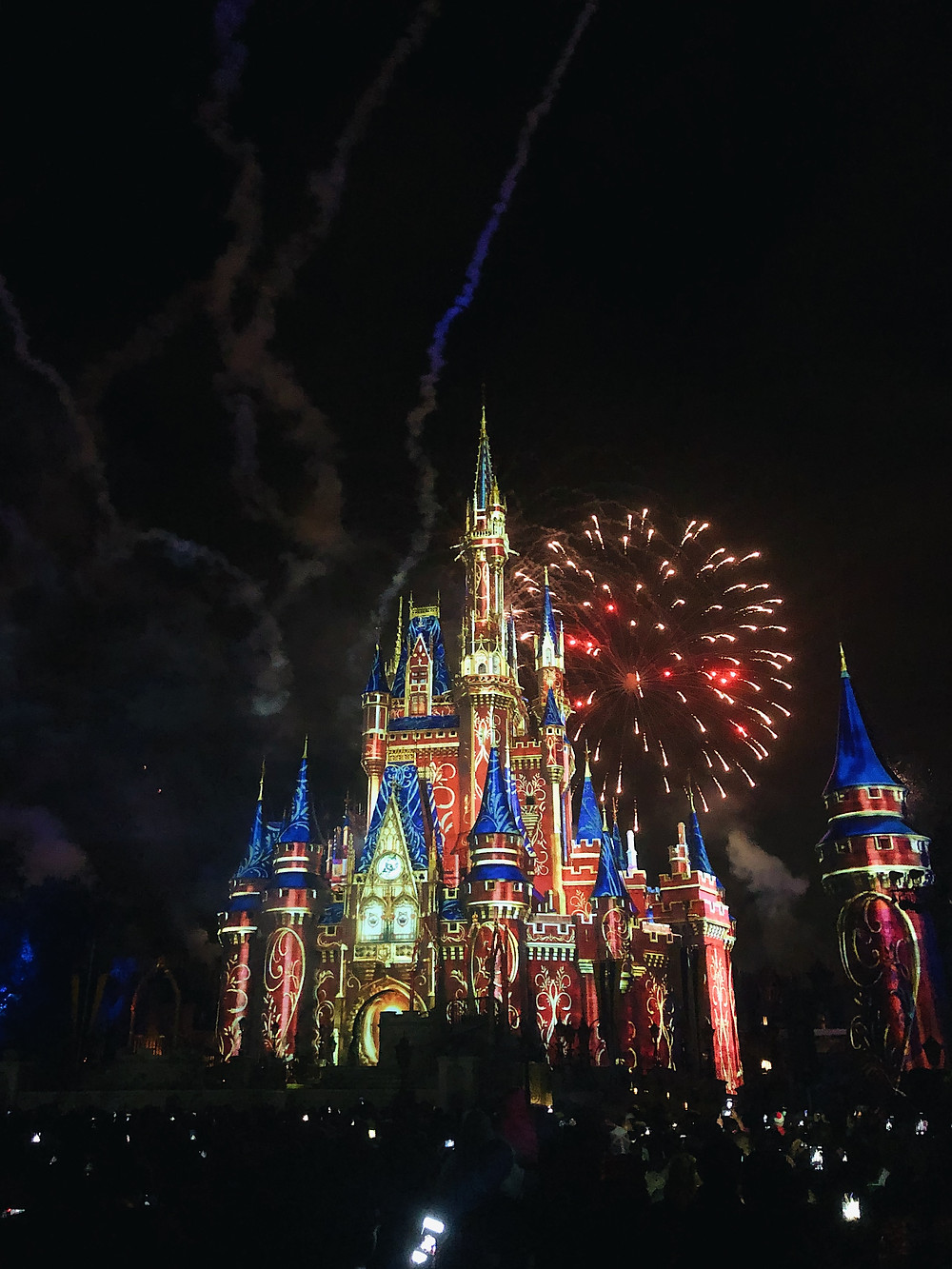 Disney Magic Kingdom Castle FIreworks Show