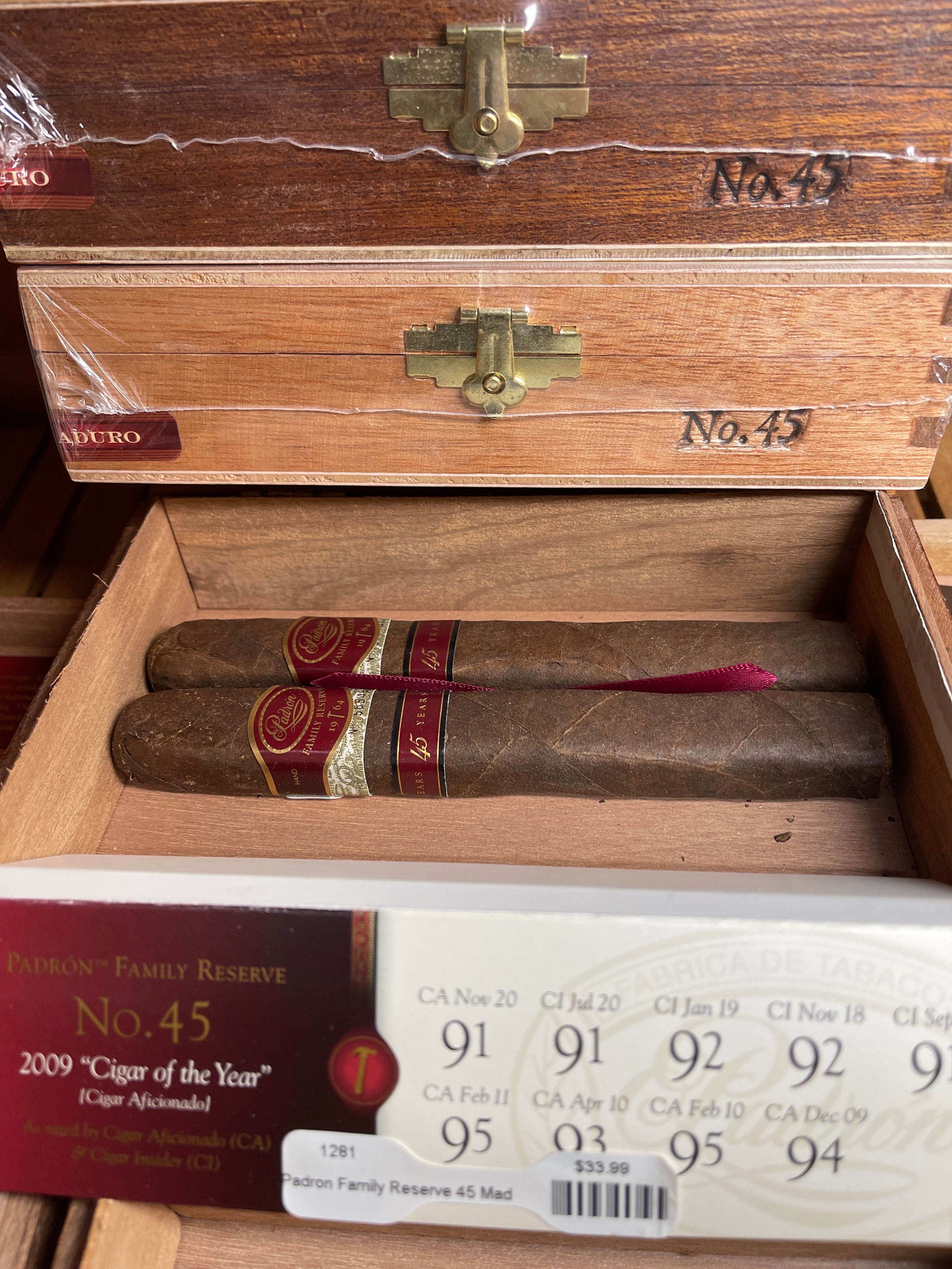 Padron Family Reserve No.45 maduro