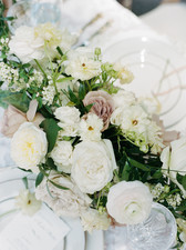 Swan House Garden flower arrangement