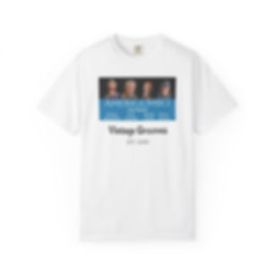Amerigumbo Vintage Grooves T-Shirt — Retro Band Photo Tee