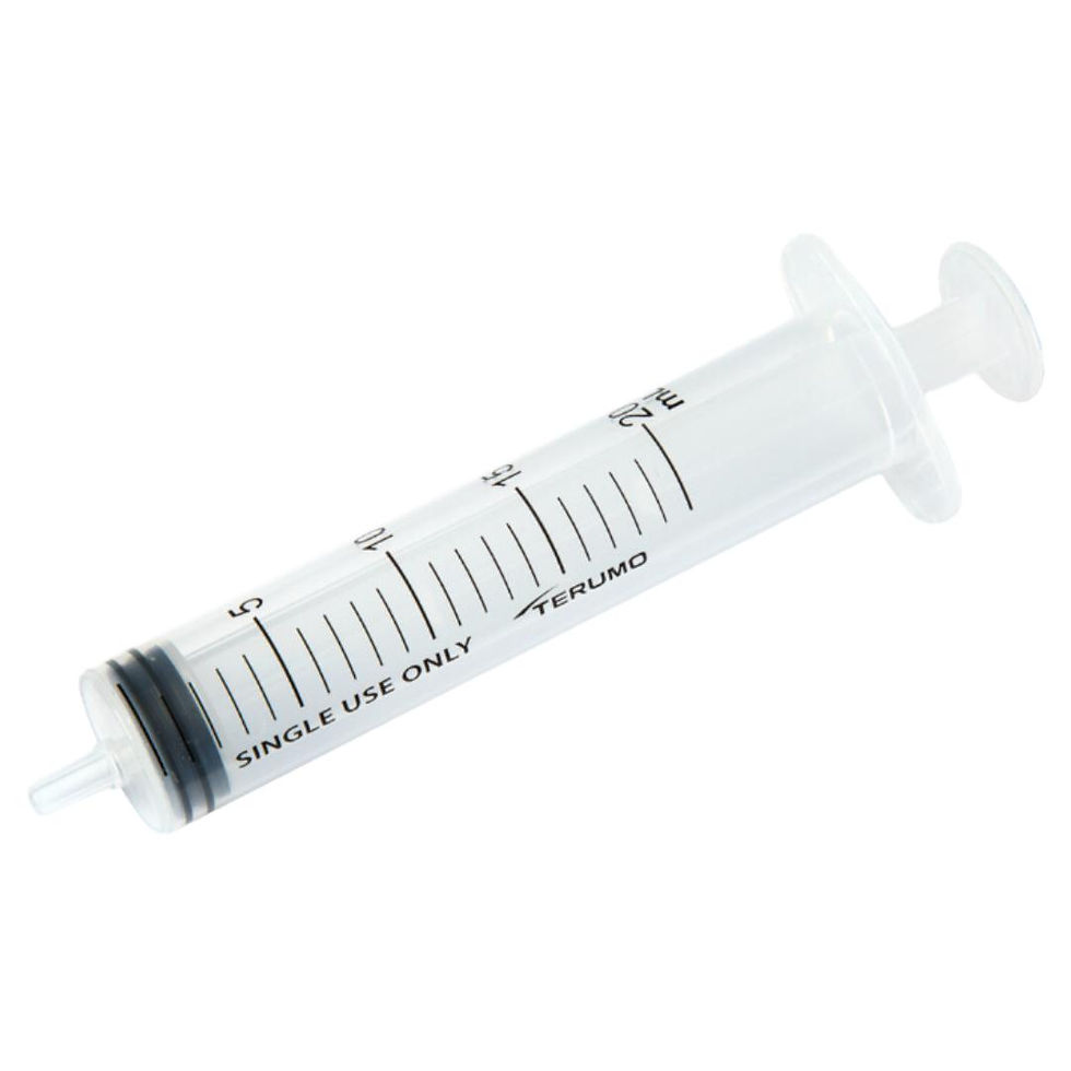 Terumo 20ml Syringes (no needle)