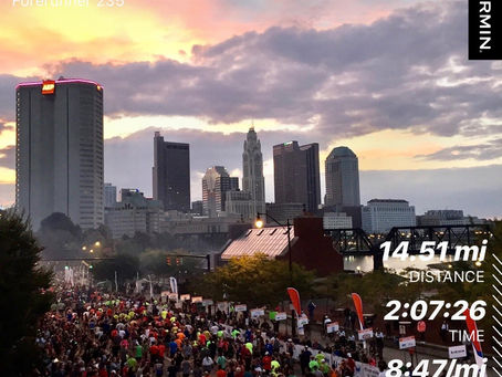 昨晩はトライステートランニングの仲間と12.5マイル走、僕は集合場所の店舗まで走って往復しましたので、計、16.5マイルでした!