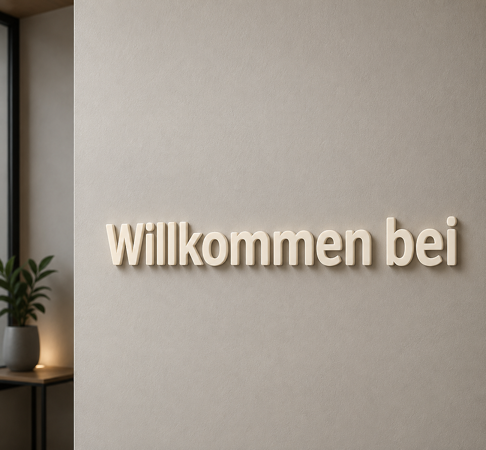 Miniaturbild: Willkommen bei - Schriftzug