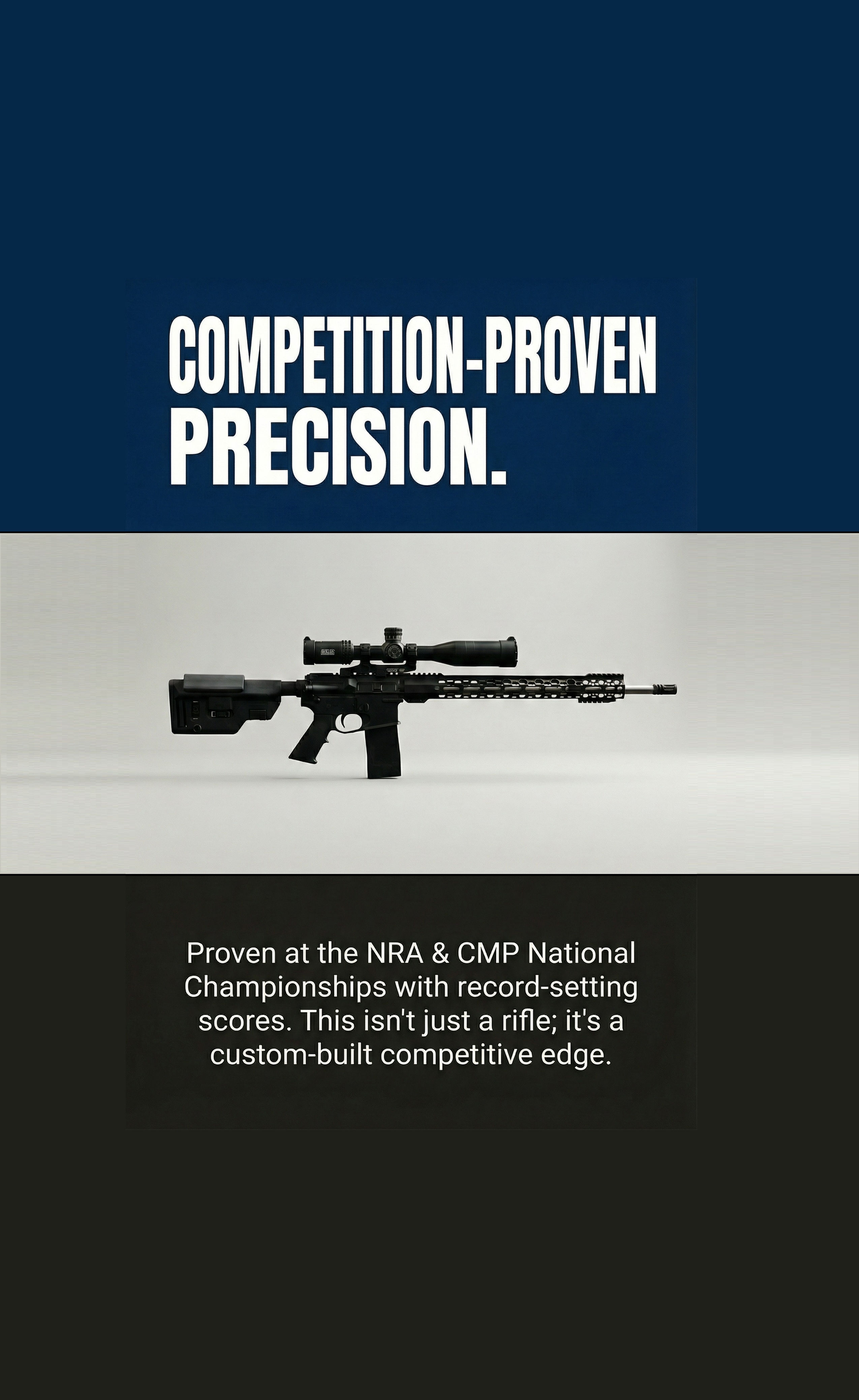 AR-15 TACTICAL PRECISION COMPETITION RIFLE