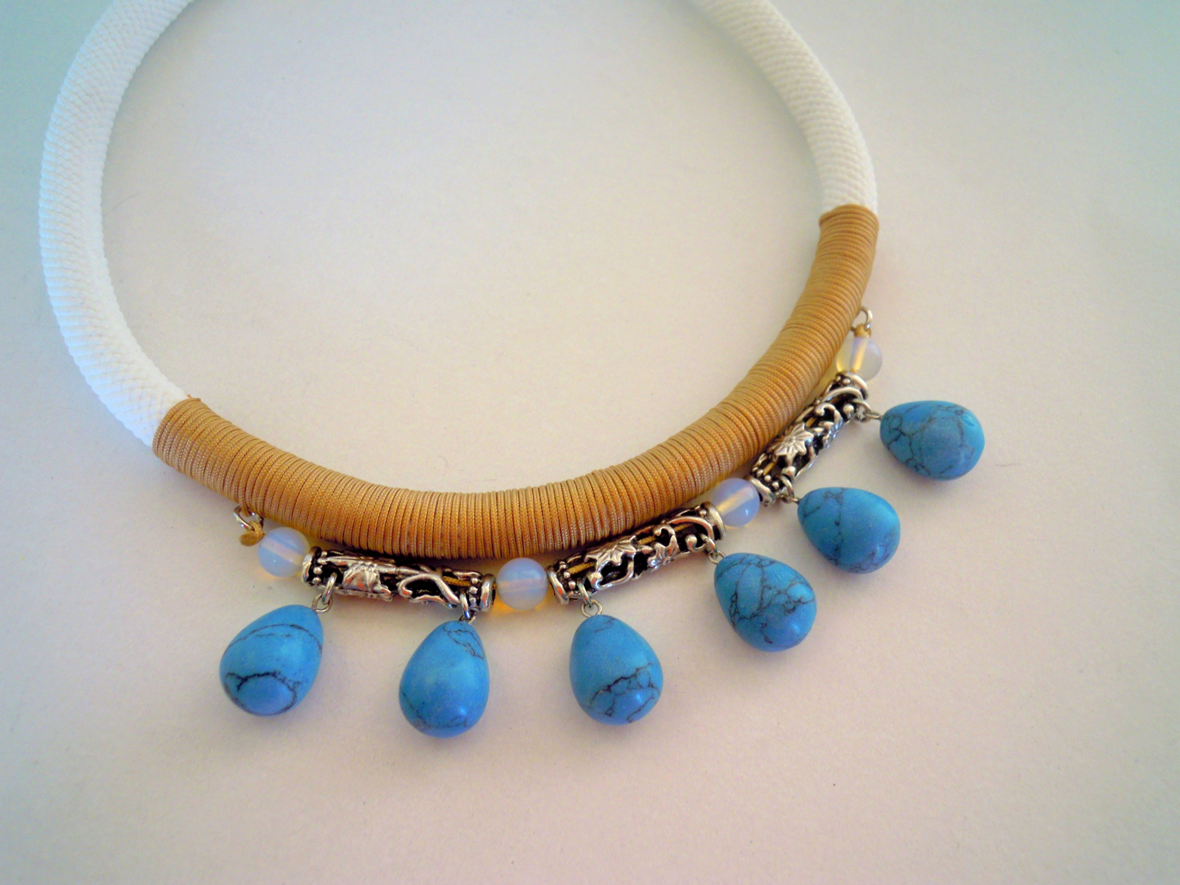 Bohemian Turquoise Statement Necklace