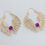Μικρογραφία: Purple Wings Earrings
