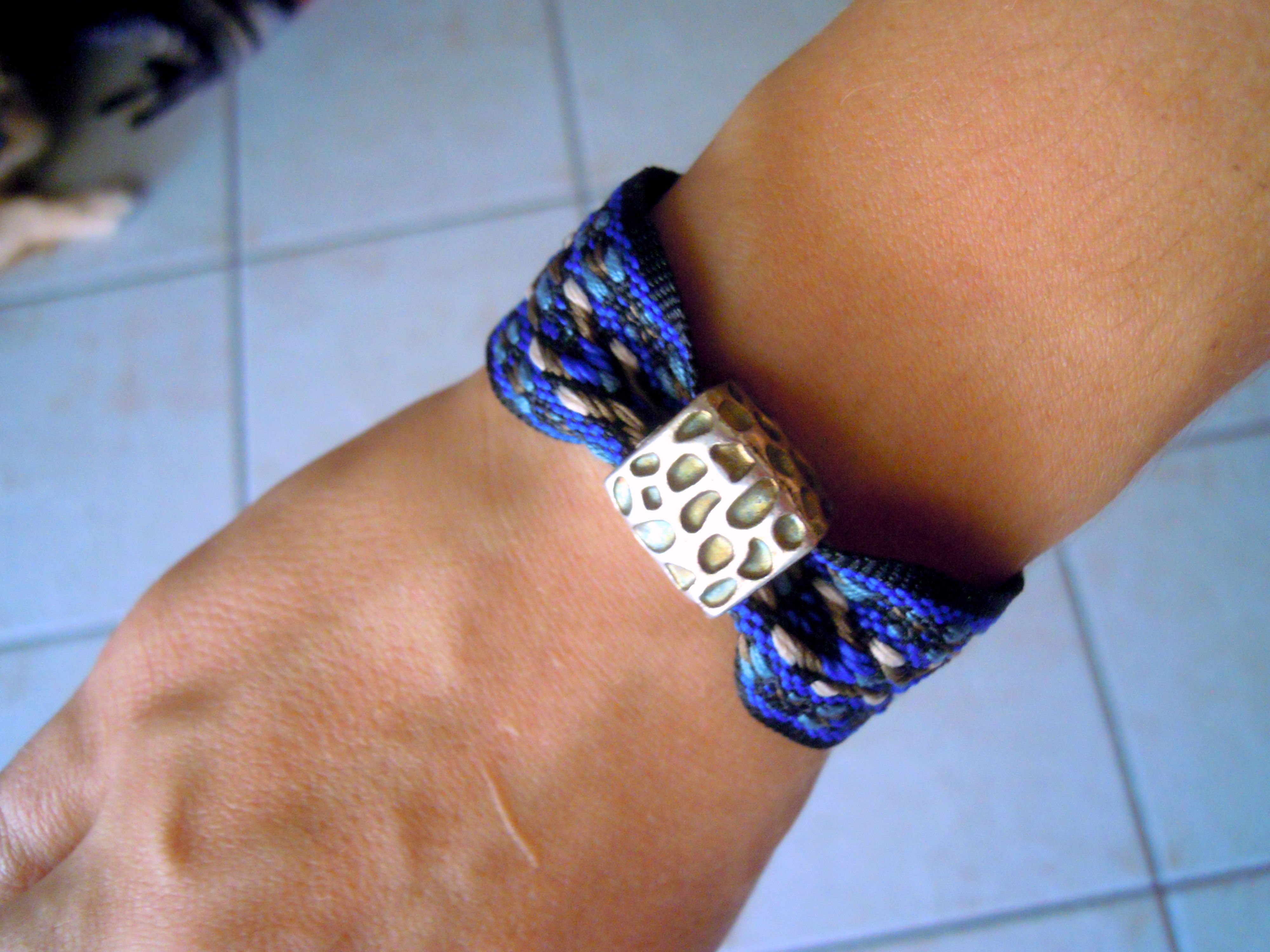 Blue Cheese Ribbon Bracelet