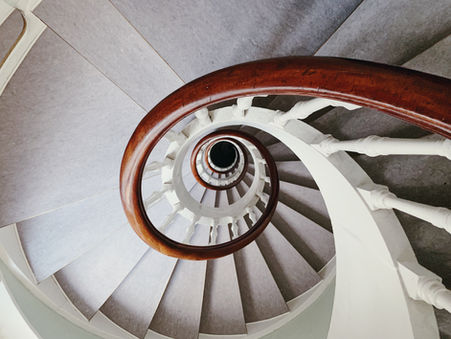 Treppe in Spiralform