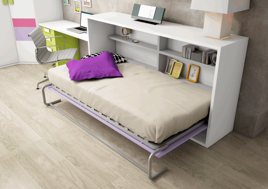 Lit enfant box gain place escamotable superposes mezzanines